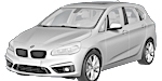 BMW F45 P22B6 Fault Code